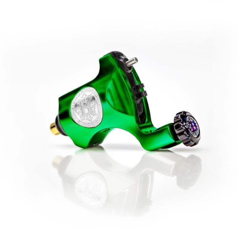 Bishop Rotary Tattoo Machine in Emerald Green Bishop Rotary Tattoo Machine in Emerald Green