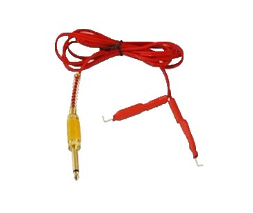 Red Silica Cord - 6 ft. with 1/4" phono plug