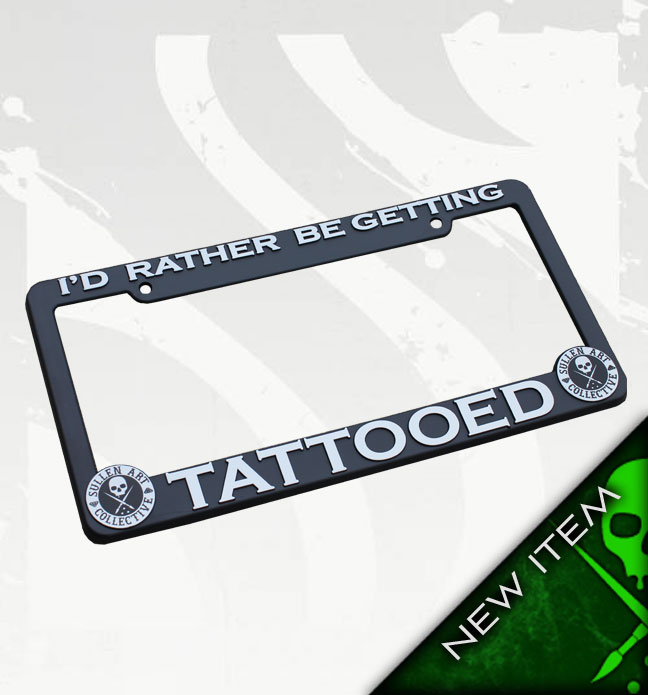 Rather License Plate Frame by Sullen